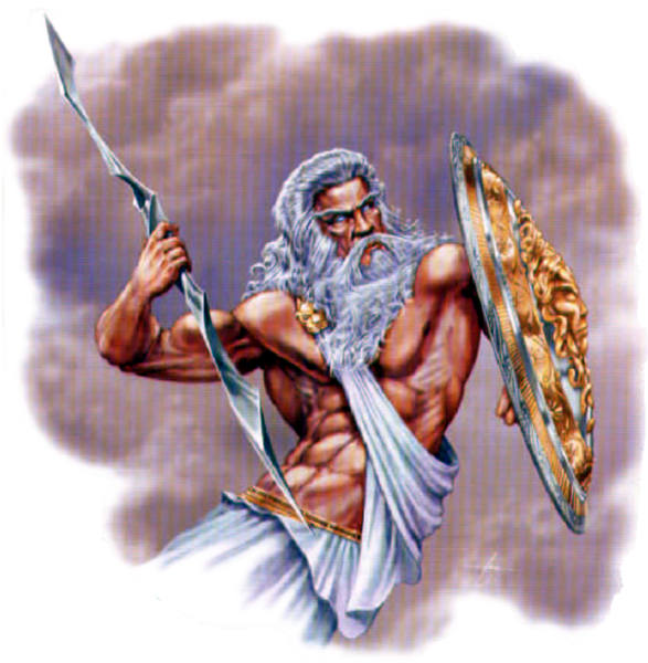 zeus god. He was a celestial god Zeus